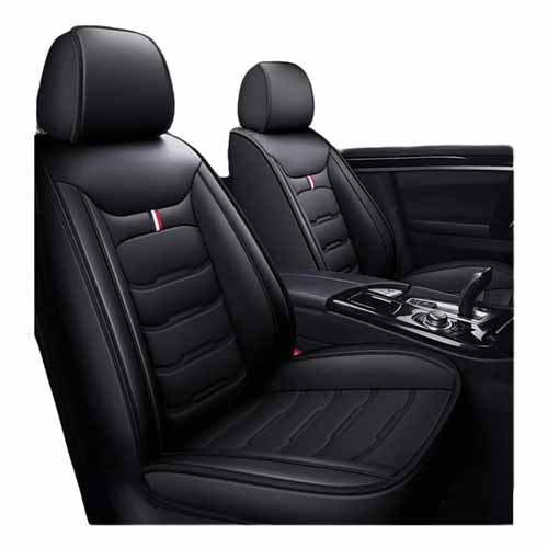 Seat Covers Pu Leather Car Seat Cover Simple with Pillows Full Set Car Leather Multicolor Wholesale 9D Auto Car Save Universal