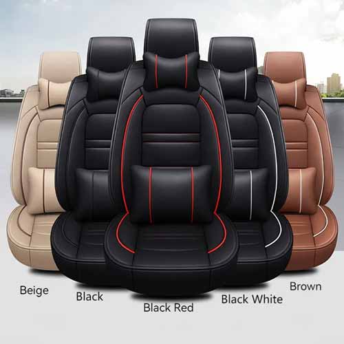 Offer Sample Full Set luxury Leather Car Covers seat cover